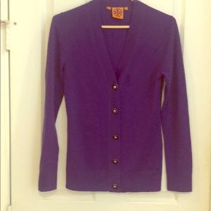 Tory Burch wool cardigan.